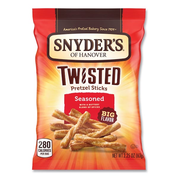 Snyders Pretzels, Seasoned, 2.25 oz Bag, 36PK OFX14750 - main